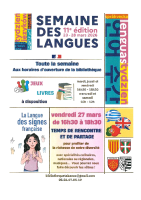 SEMAINE DES LAGUES BIBLI